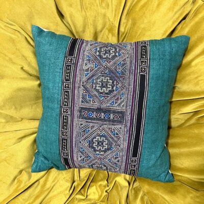 Hmong patchwork pillowcase