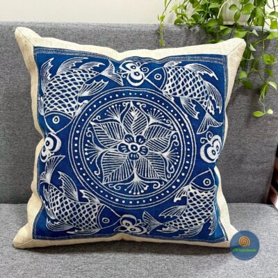 Hmong batik pillowcase